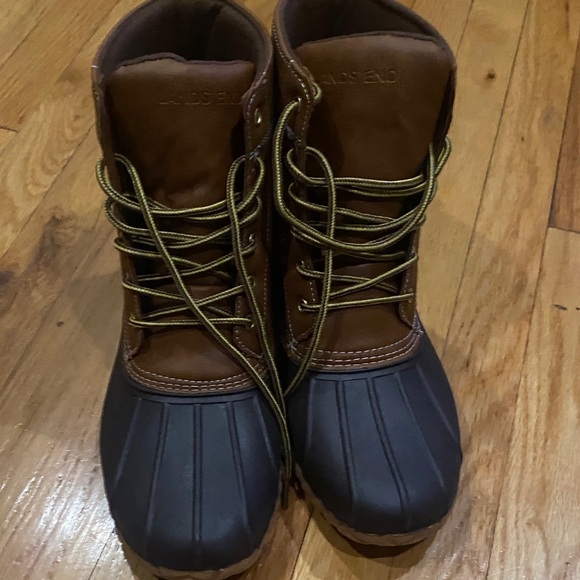 Lands' End Other - Lands' End Tan and Brown Duck Boots. Brand new never worn.